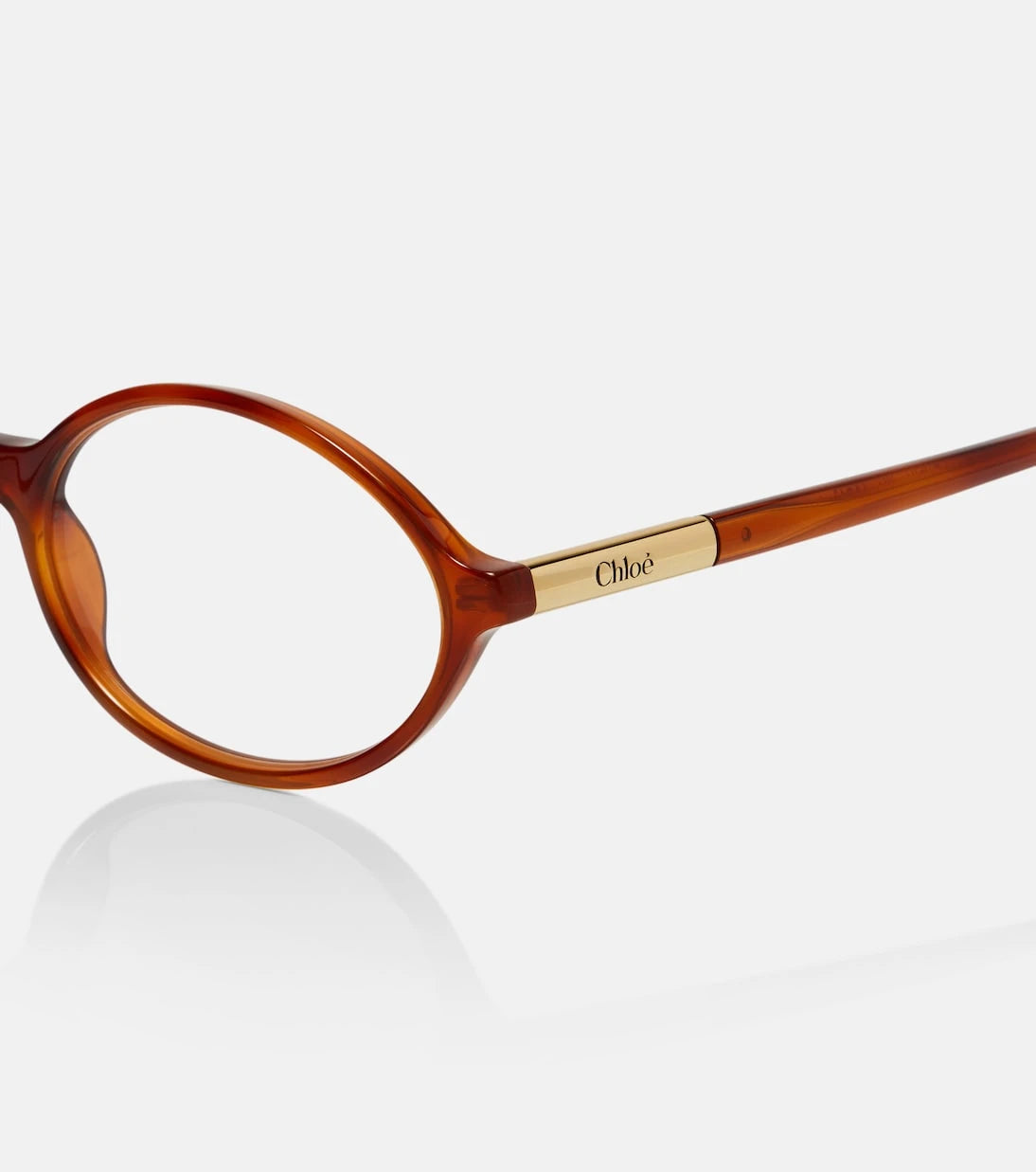 Chloé - Judy logo oval glasses