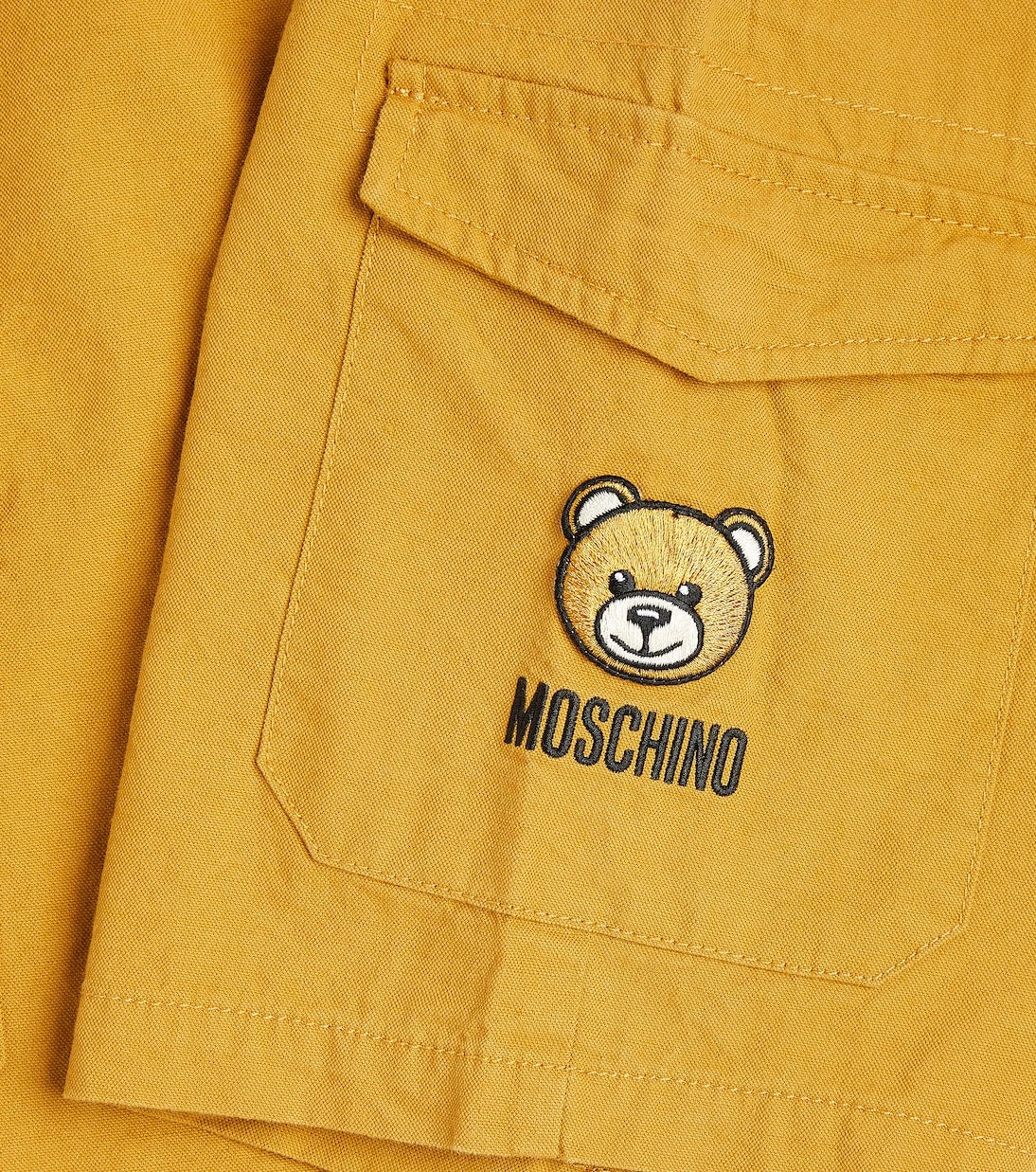 Moschino Kids - Teddy Bear cotton-blend cargo shorts