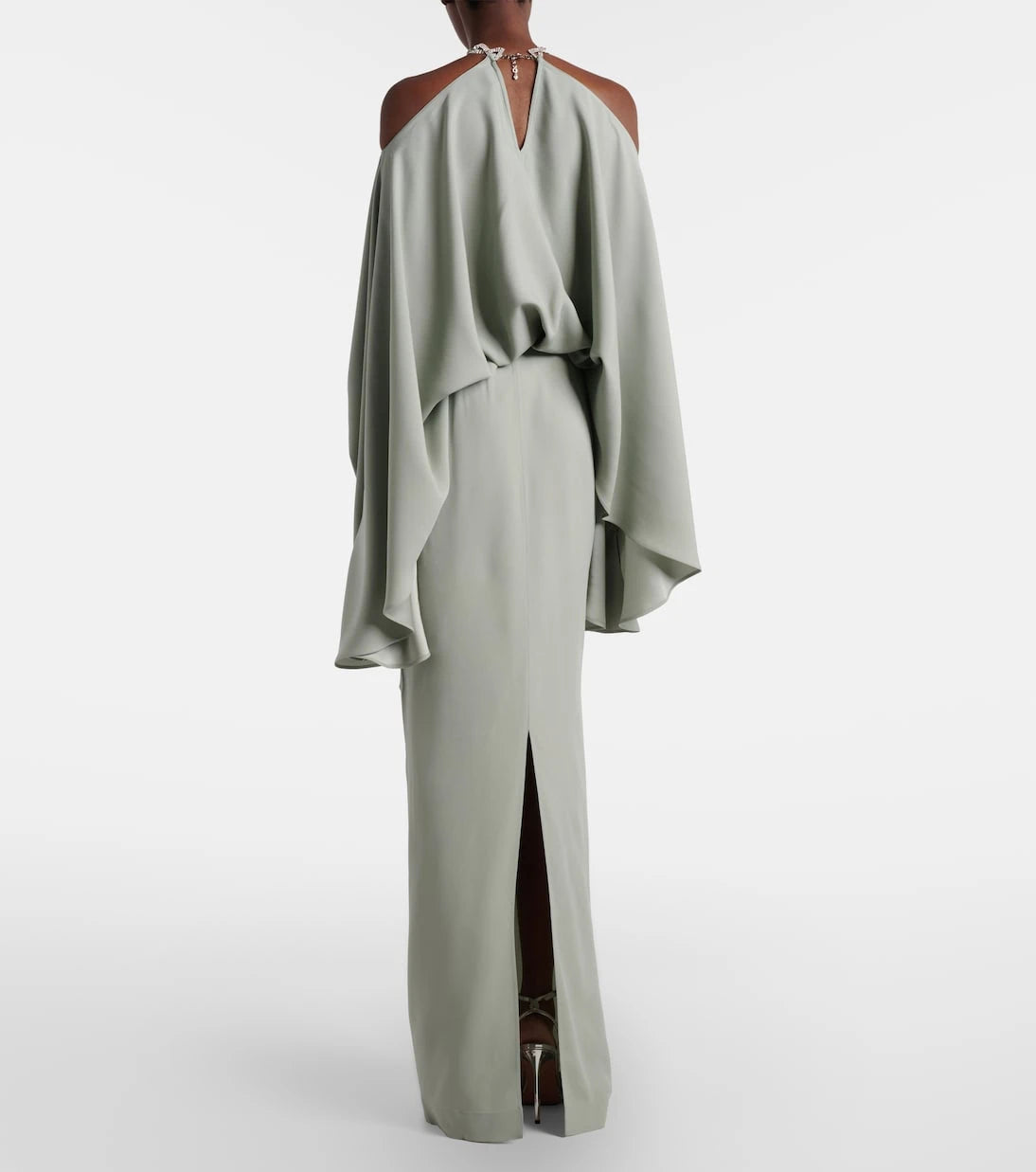 Taller Marmo - Cyclades embellished crêpe cady gown
