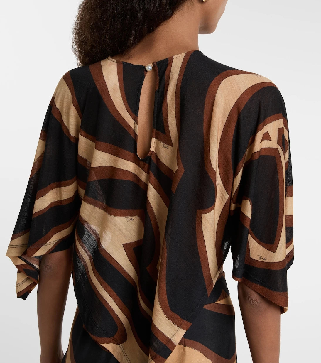 Pucci - Labirinto wool-blend blouse