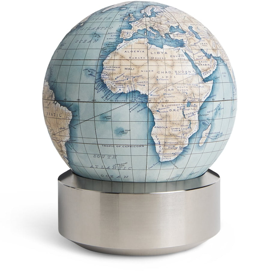 Titanium Prussian Blue Pocket Globe (12cm)