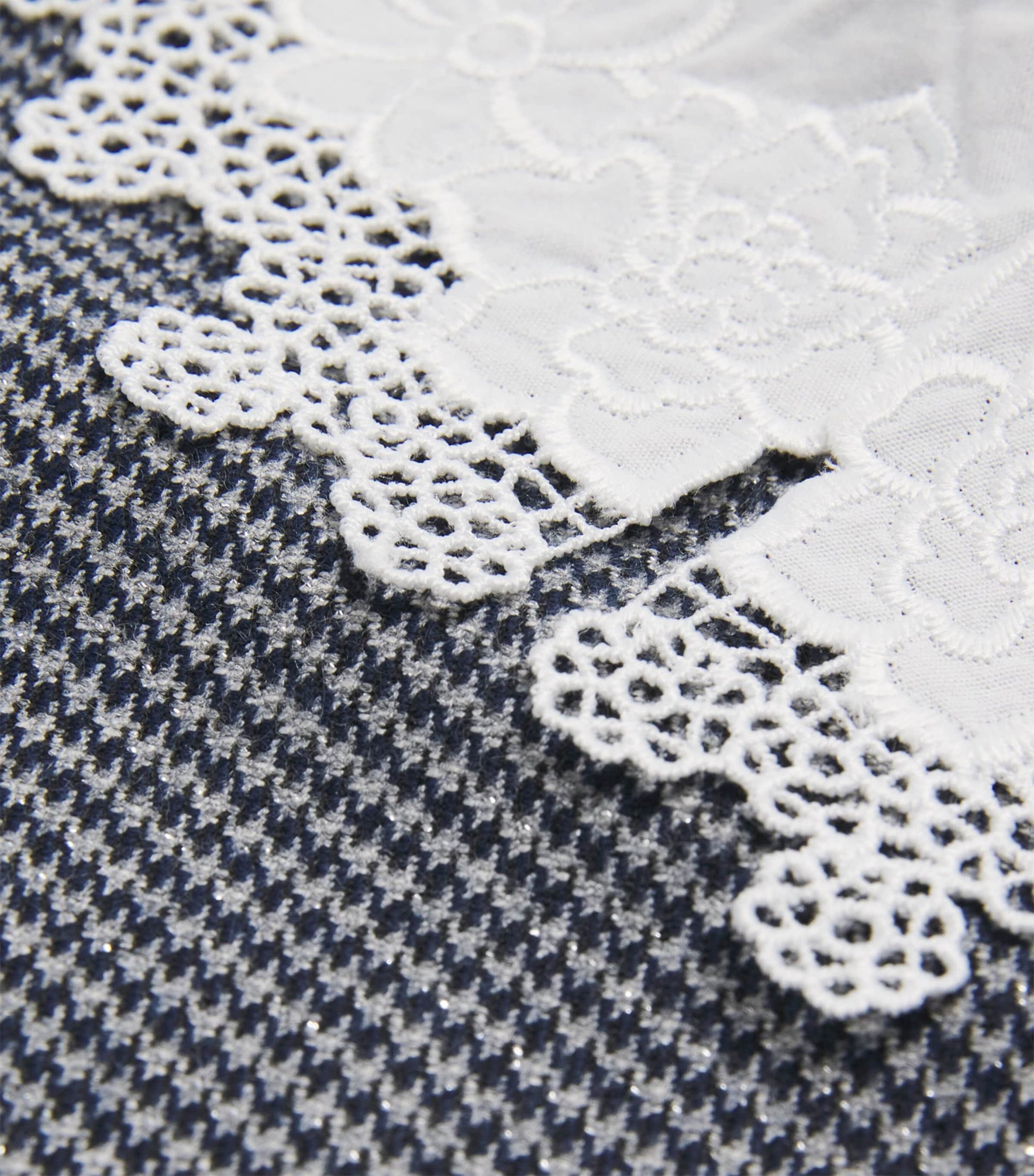 Collared Houndstooth Dress (3 Months-4 Years)