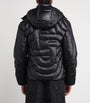 Casablanca Black Down Monogram Puffer Jacket