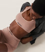 Nude Ribbed Seamless Boxer Shorts