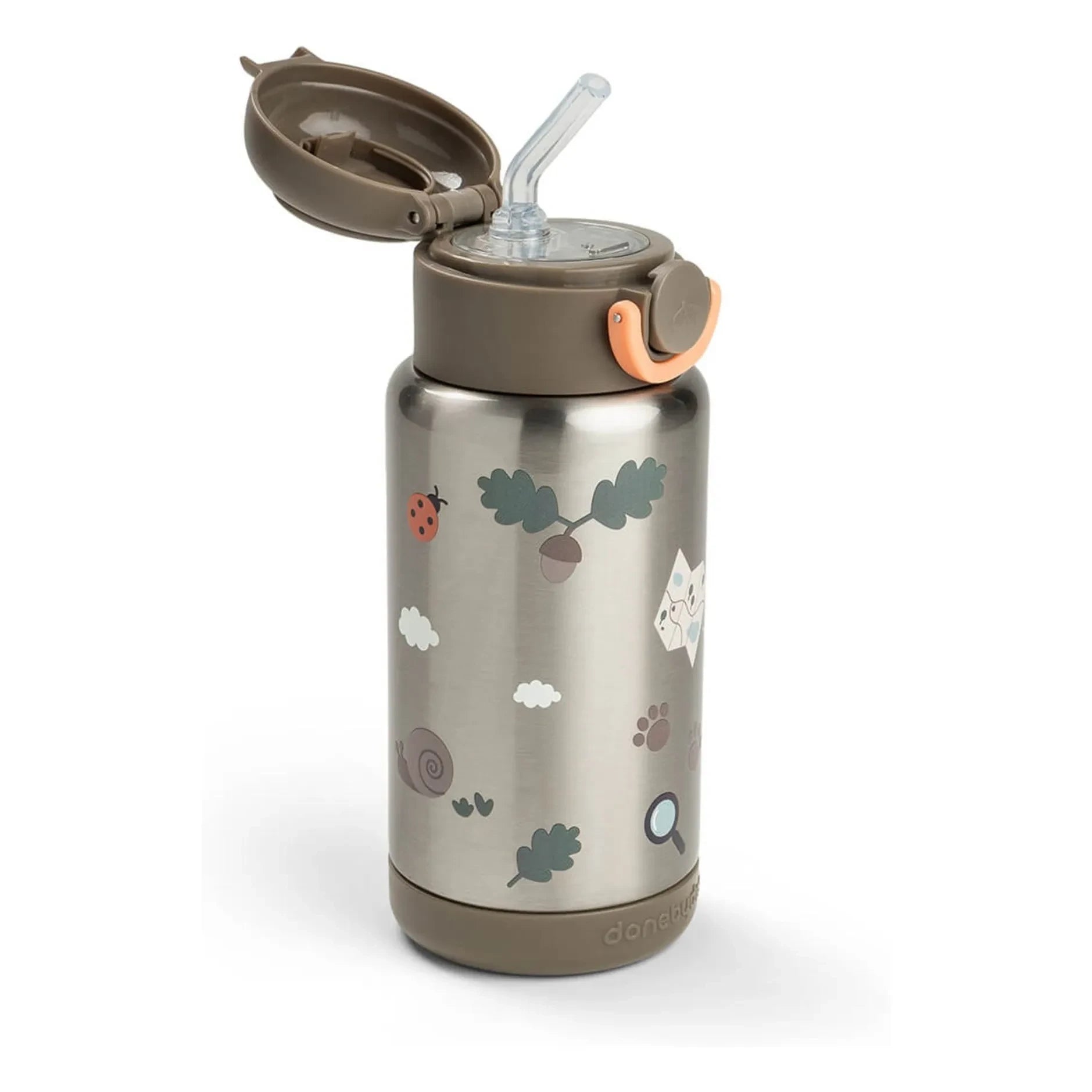 Done by deer - Trails insulated water bottle | Brown