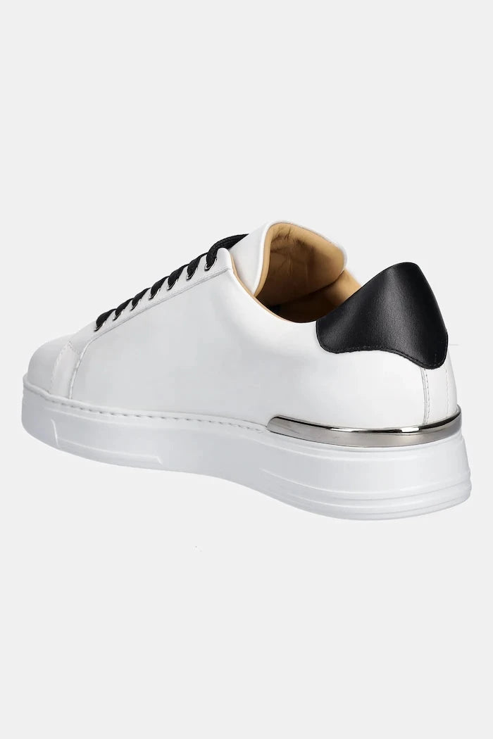 Philipp Plein Nappa Lo-Top Hexagon Deri Sneakers