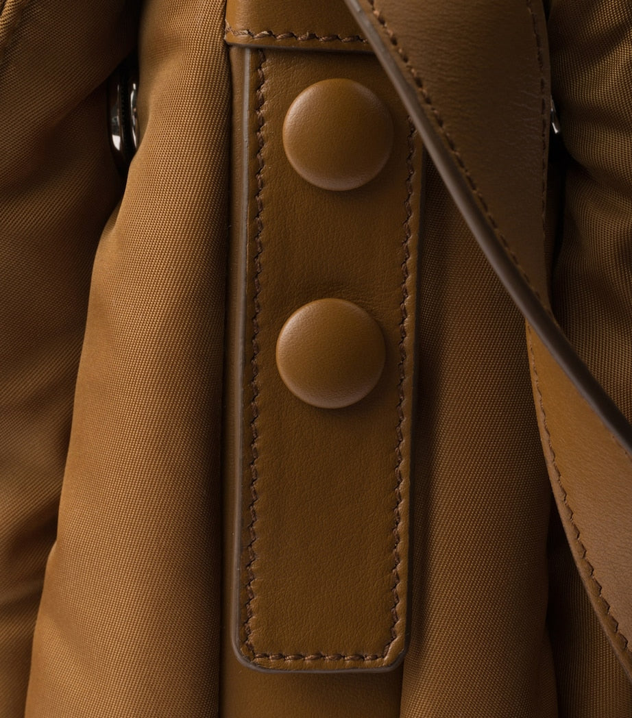 Large Re-Nylon Padded Cross-Body Bag