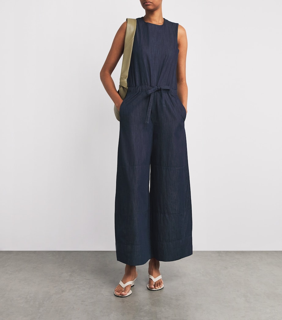 Max Mara Blue Denim Denise Jumpsuit