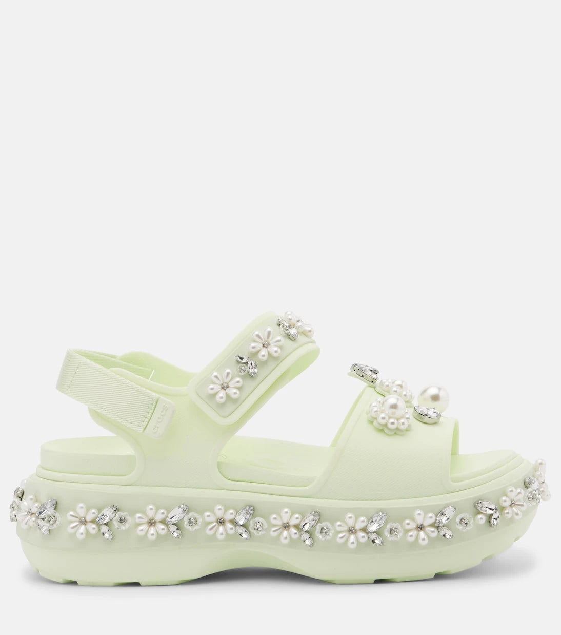 Simone Rocha - x Crocs embellished platform sandals