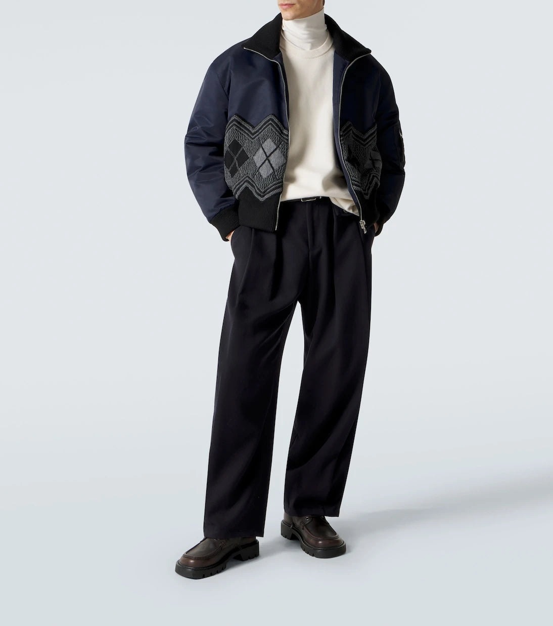 Loewe - جاكيت أرجيل من التويل التقني