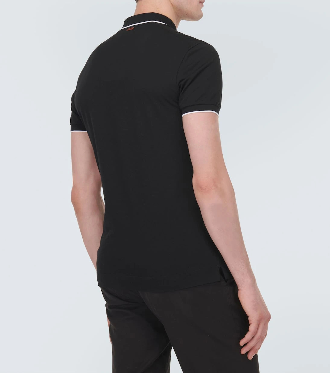 Zegna - Pamuklu karışım polo tişört