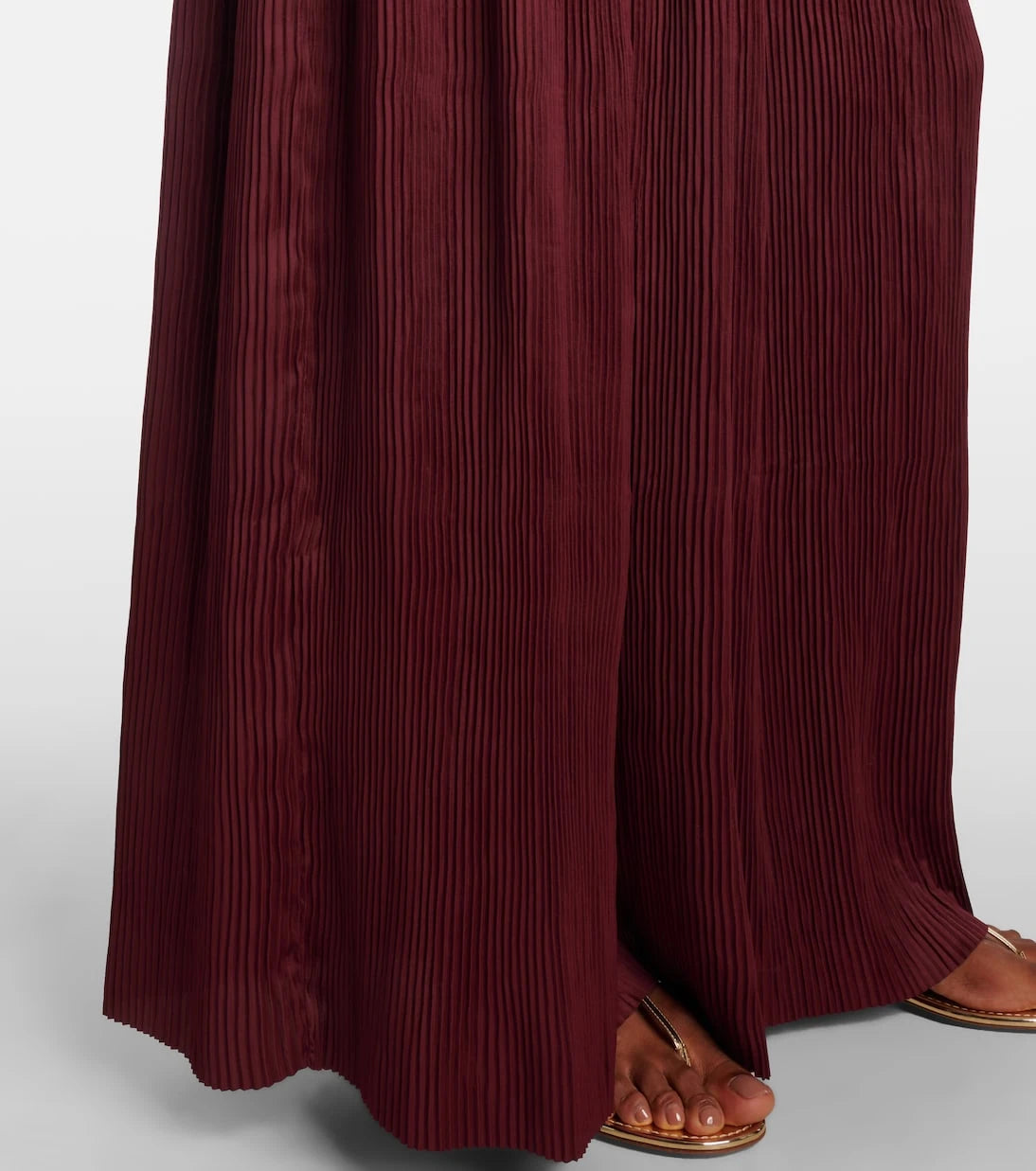 Ulla Johnson - Tasneem satin plissé gown