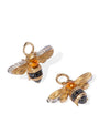 Yellow Gold, Diamond and Citrine Mythology Bee Earring Drops