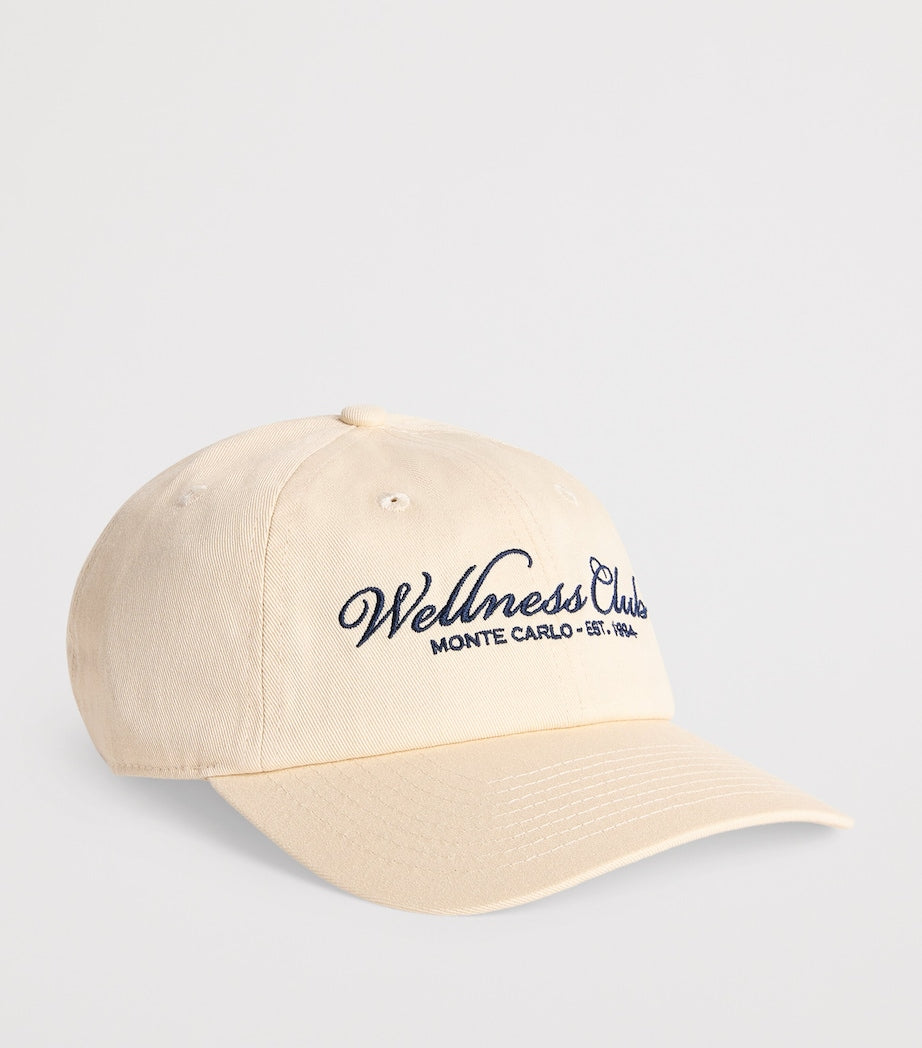 Ivory Cotton Embroidered Baseball Cap