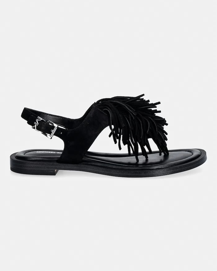 MICHAEL Michael Kors Kadın Süet Sandalet Indra Thong Sandal