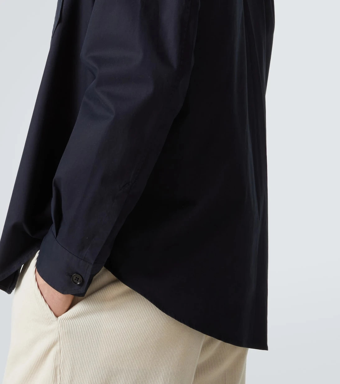 Zegna - قميص من مزيج القطن