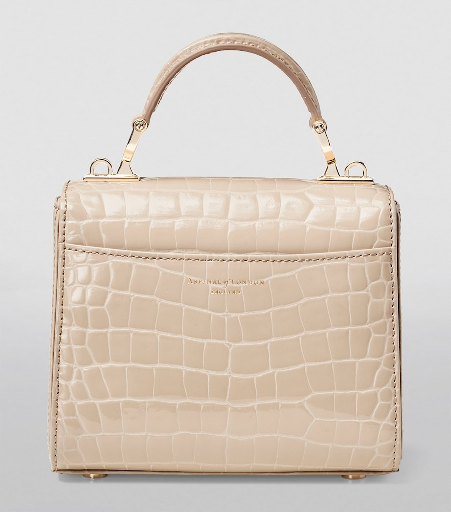 Aspinal Of London Neutral Mini Mayfair Top-Handle Bag