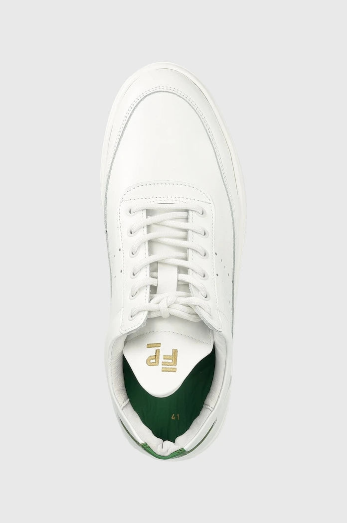 Кожени маратонки Filling Pieces Low Top Bianco