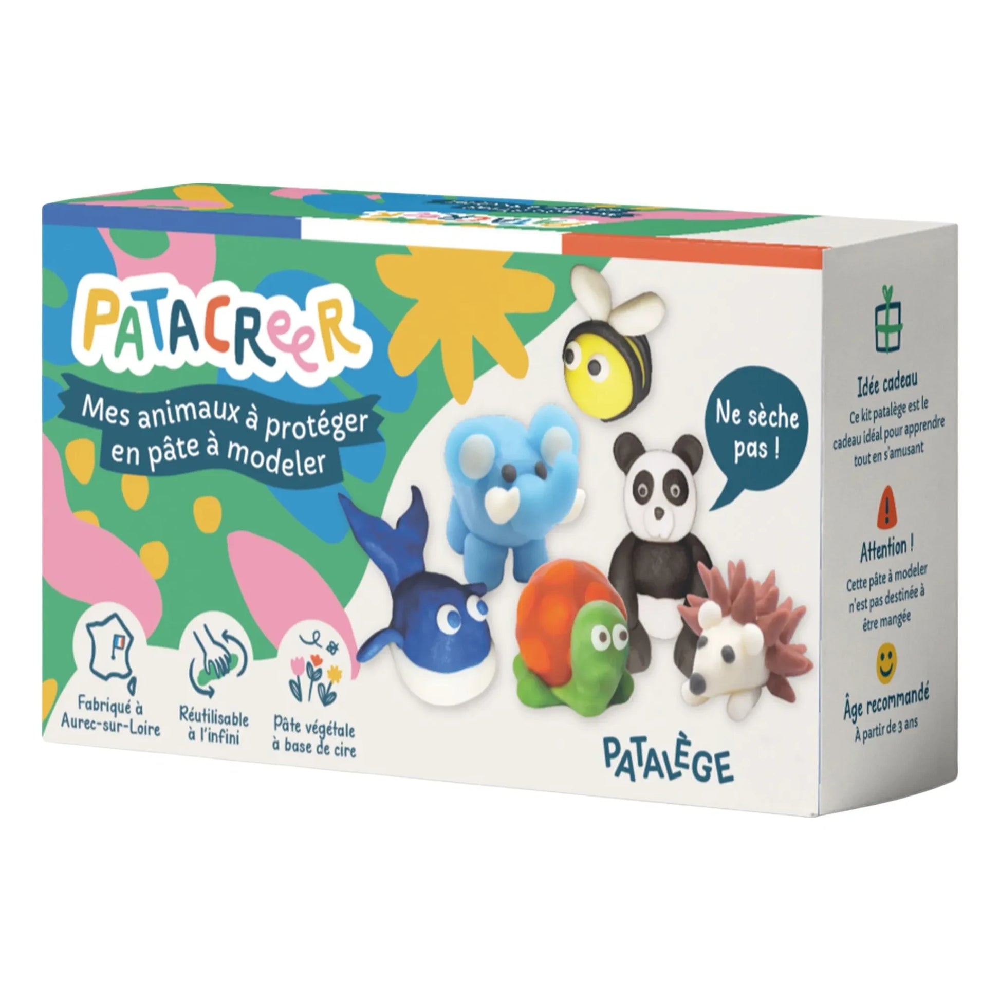 Patacréer - Modeling clay My 6 Animals to Protect
