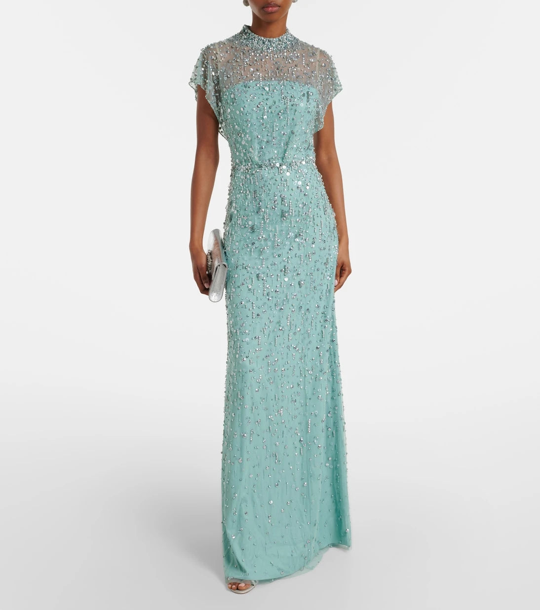 Jenny Packham - Crystal Drop embellished gown