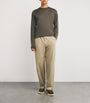 John Smedley Green Extra Fine Merino Wool Sweater