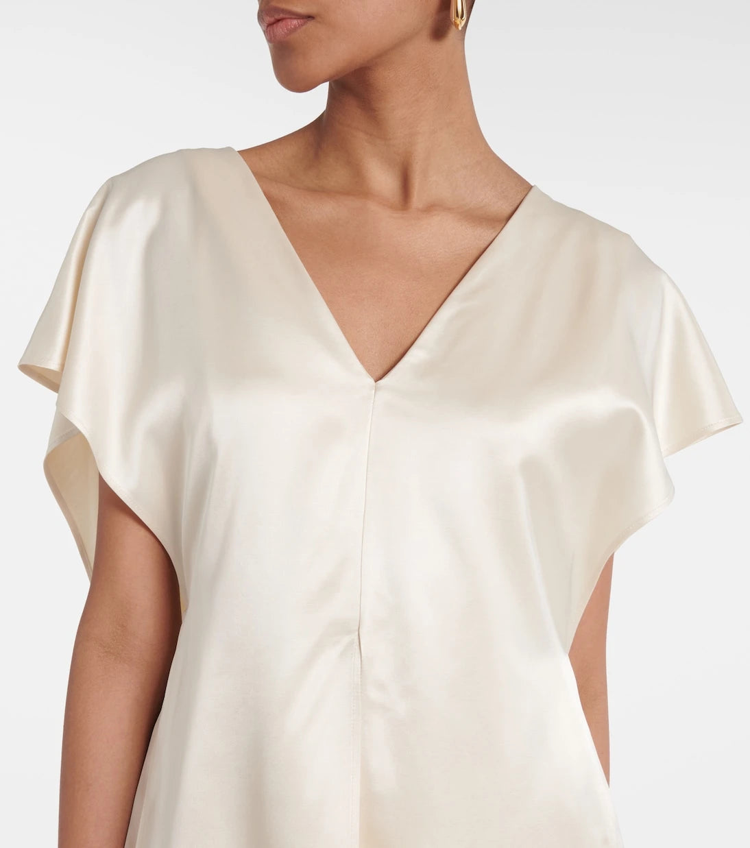 Tove - Sara caped satin top