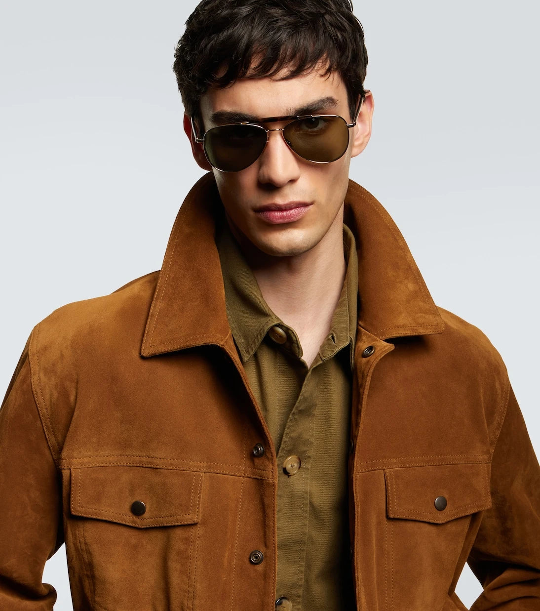 Saint Laurent - SL Logo aviator sunglasses
