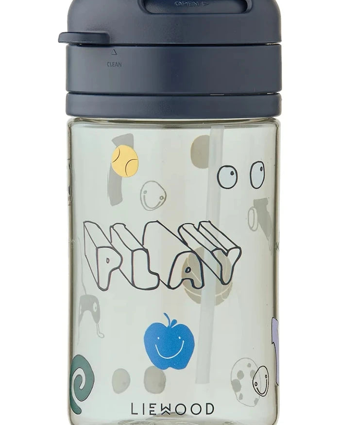 Liewood Çocuklar İçin Su Şişesi Pavia Tritan Straw Cup 500 ml