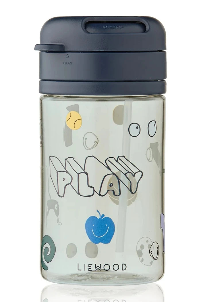 Liewood Çocuklar İçin Su Şişesi Pavia Tritan Straw Cup 500 ml