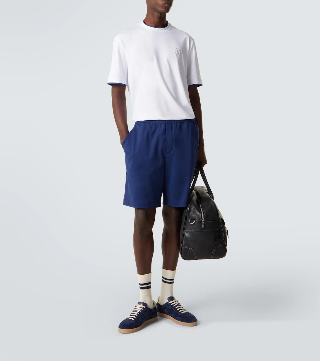 Brunello Cucinelli - Logo cotton jersey T-shirt