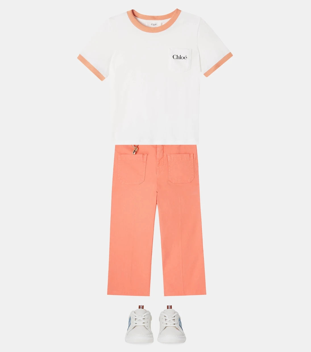 Chloé Kids - Logo cotton jersey T-shirt