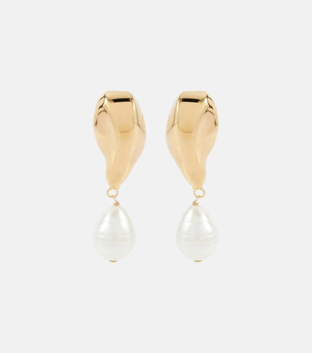 Oscar de la Renta - Faux pearl drop earrings