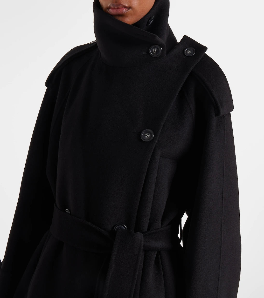 Sportmax - Yole virgin wool trench coat