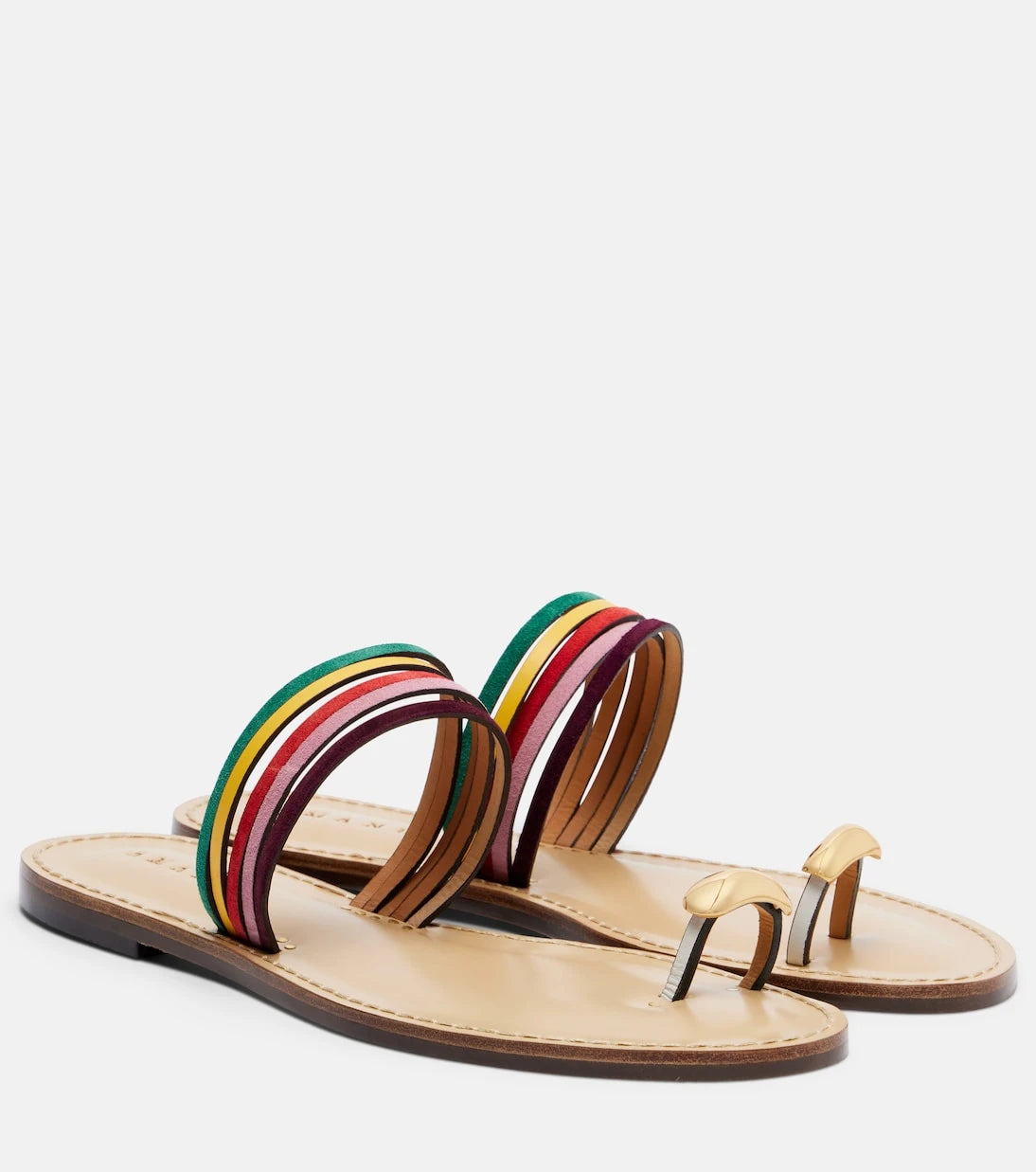 Amanu - Lusaka leather thong sandals