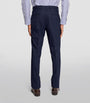 Wool Serge Straight Trousers