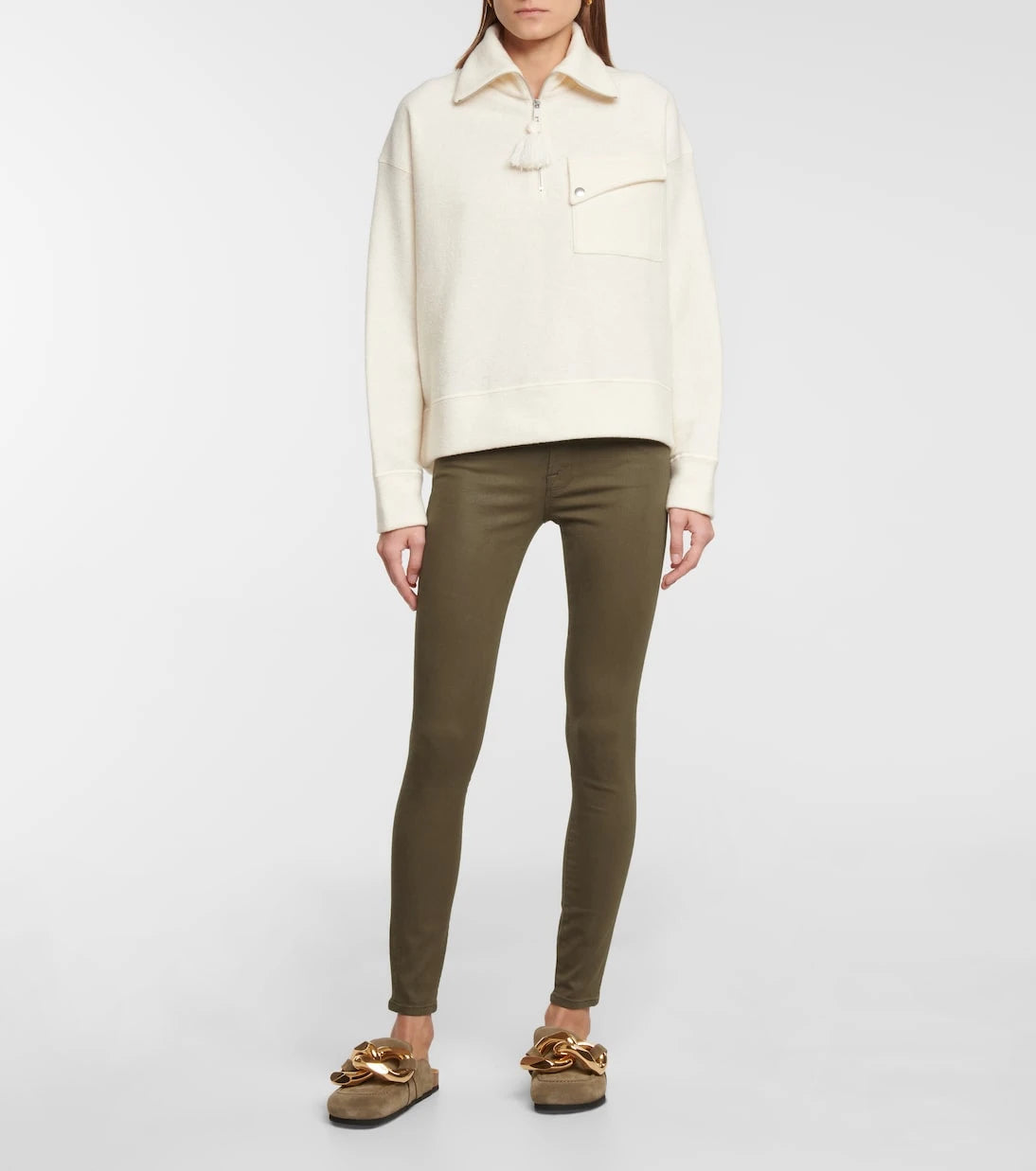Frame - Le Skinny de Jeanne mid-rise jeans