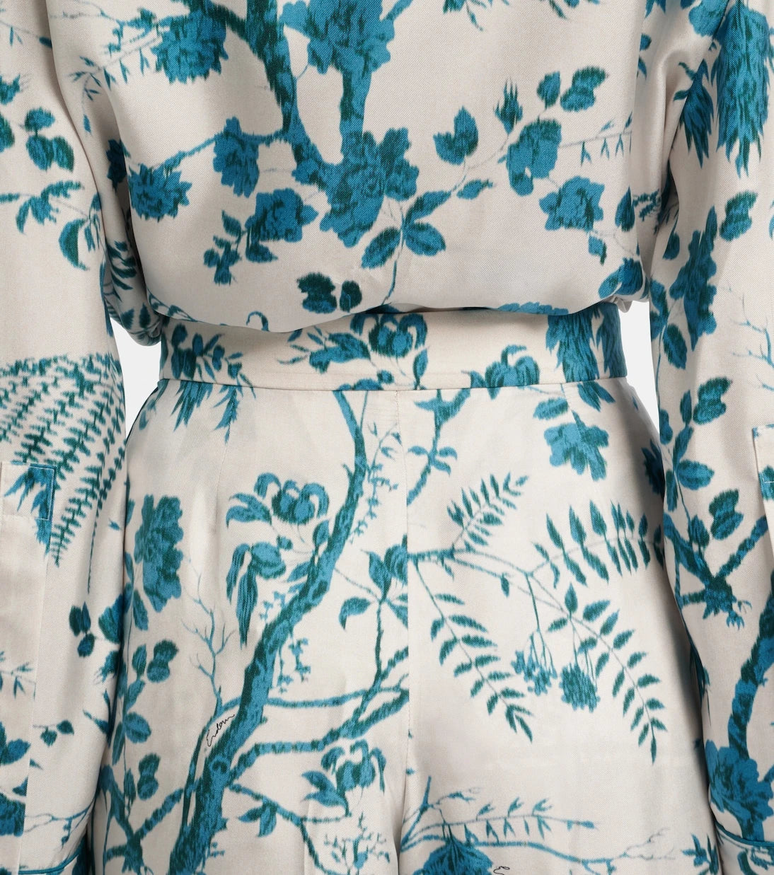 Erdem - Floral silk pajama pants