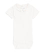 Stretch-Cotton Collared Bodysuit (3-12 Months)