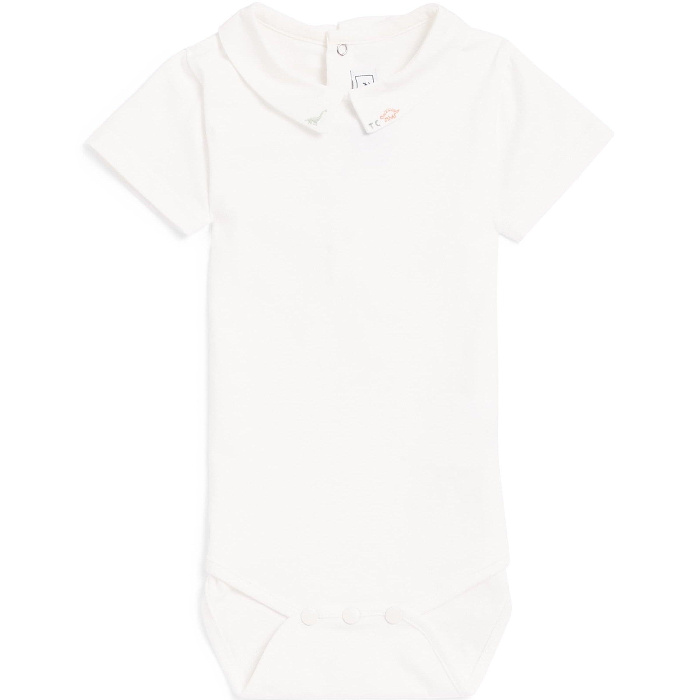 Stretch-Cotton Collared Bodysuit (3-12 Months)
