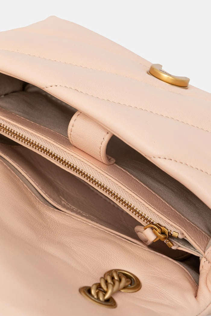 Pinko kadın deri crossbody çanta