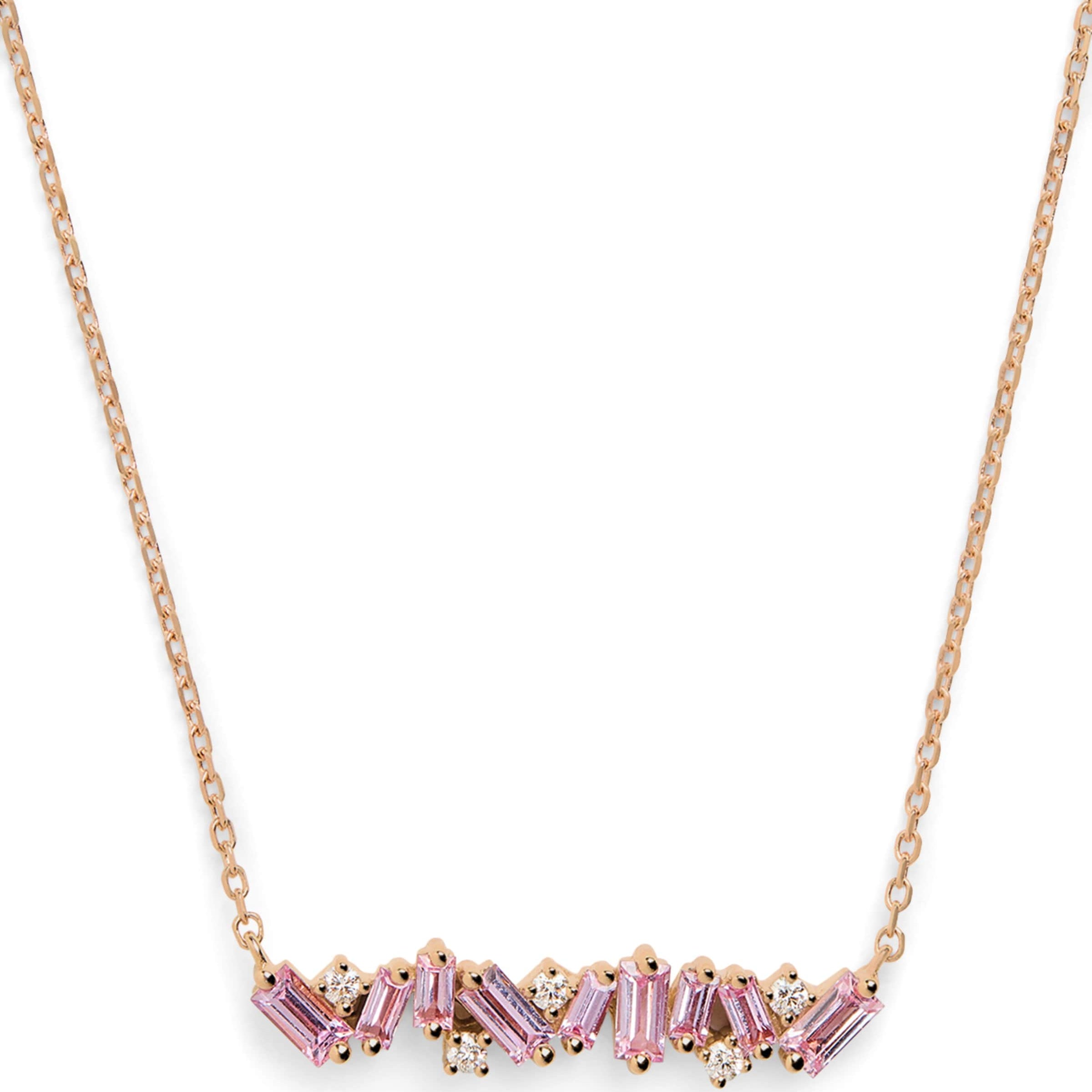 Suzanne Kalan Yellow Gold, Diamond and Sapphire Frenzy Necklace