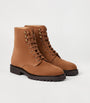Brunello Cucinelli Suede Lace-Up Boots