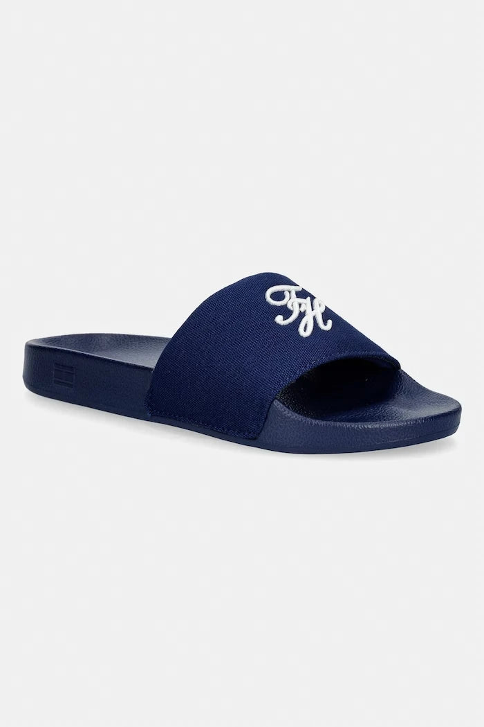 Tommy Hilfiger Kadın TH SCRIPT POOL SLIDE Terlik