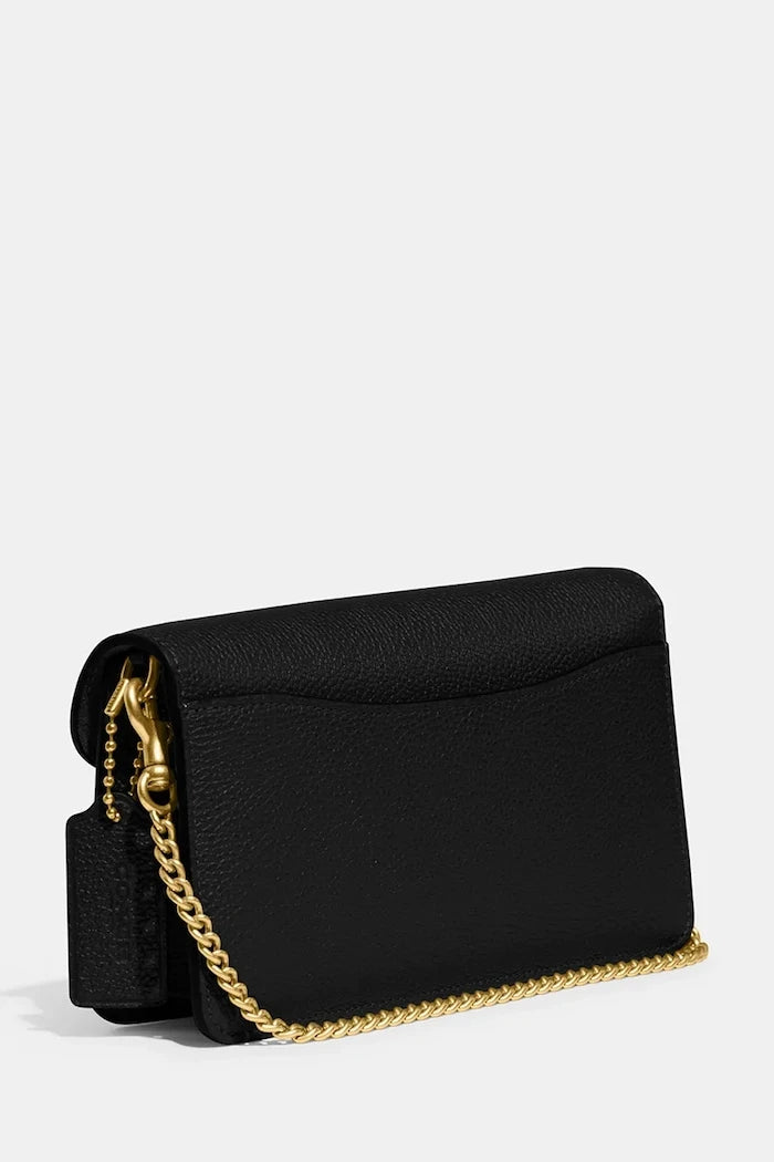 Кожена чанта Coach Tabby Chain Clutch