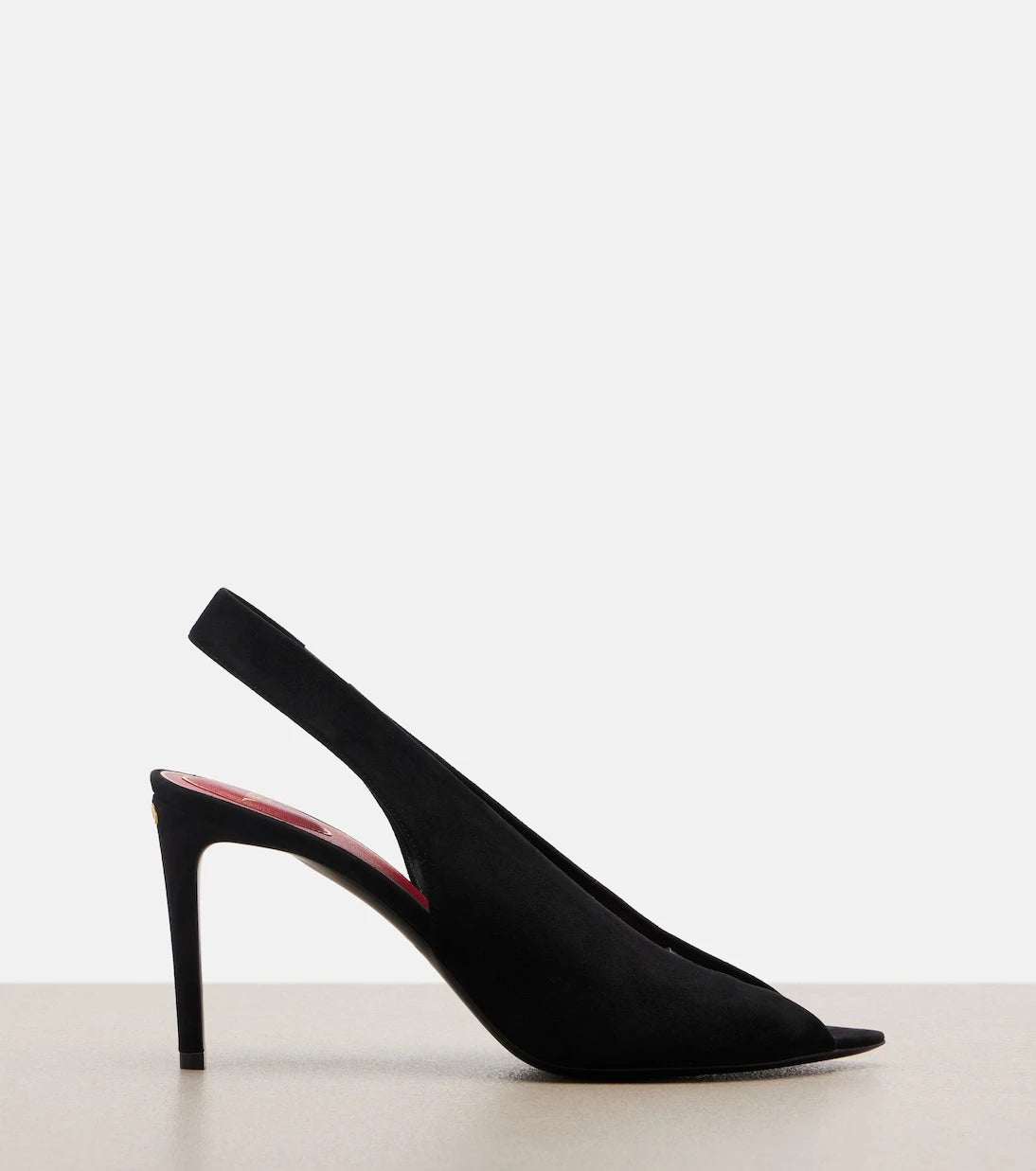 Valentino Garavani - Révélé suede peep-toe pumps