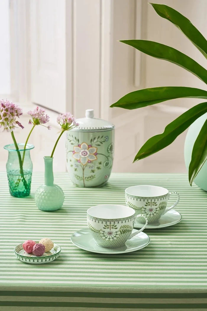 Pip Studio Lily&Lotus İki Kişilik Fincan ve Tabağı Seti 280 ml