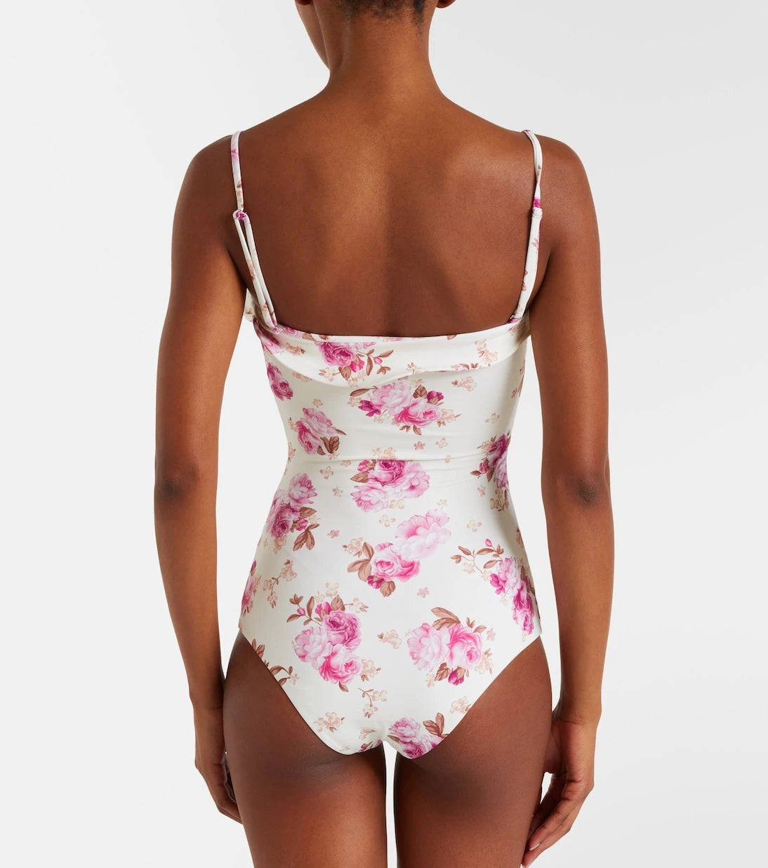 Magda Butrym - Floral ruched swimsuit