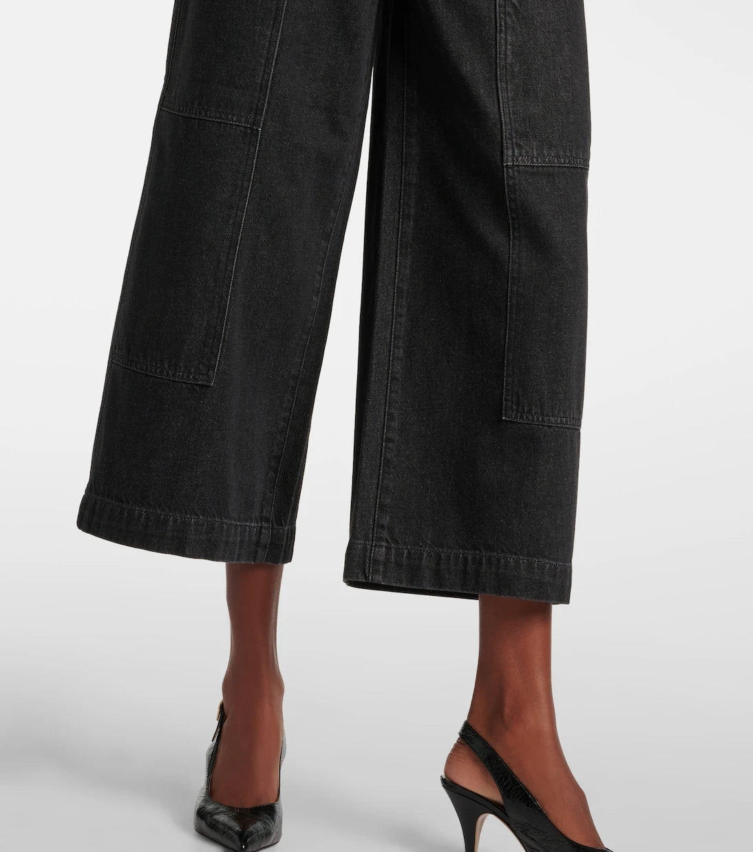 Vince - Cropped wide-leg jeans