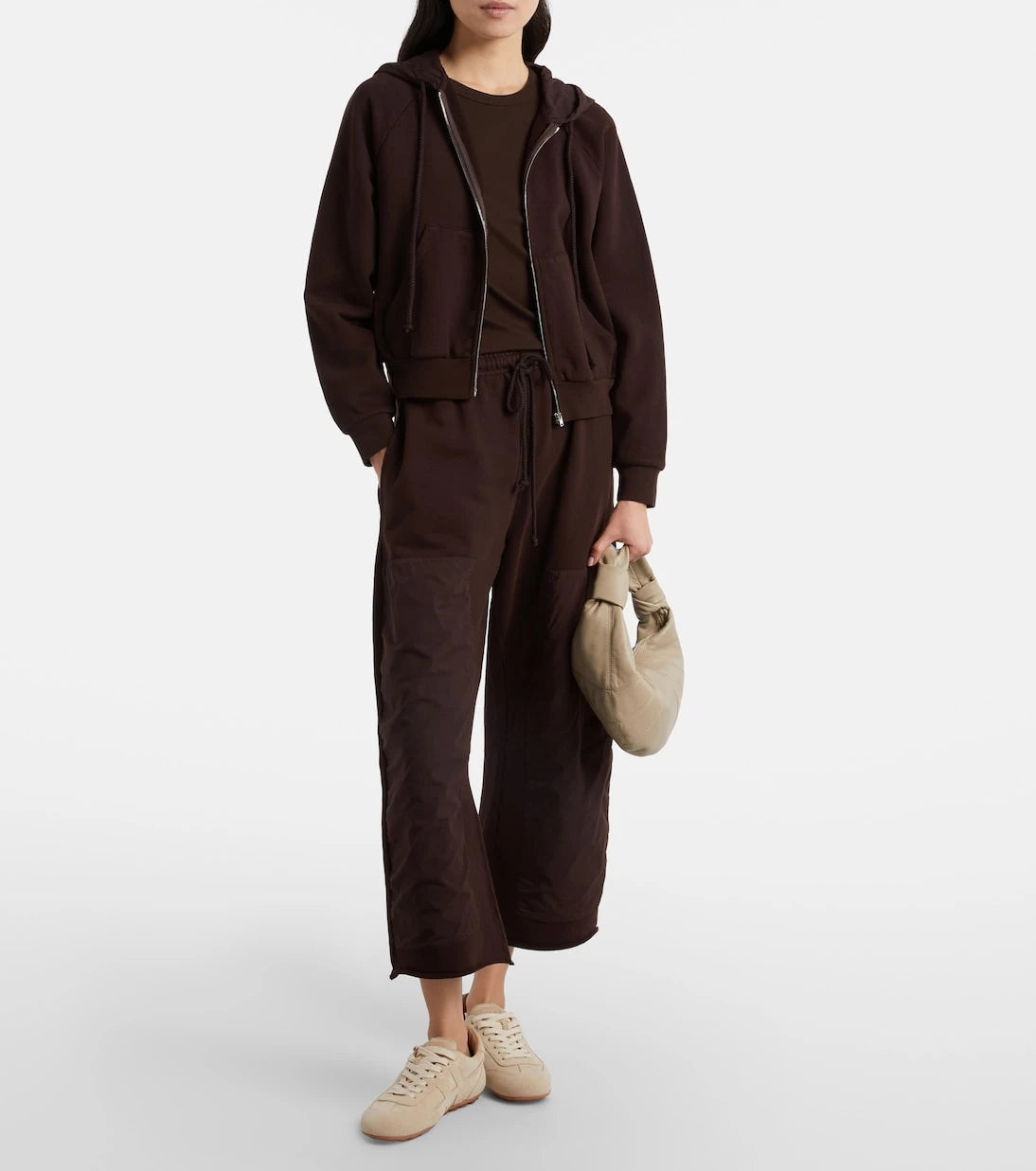 Leset - Jamie patchwork cotton terry swetapants