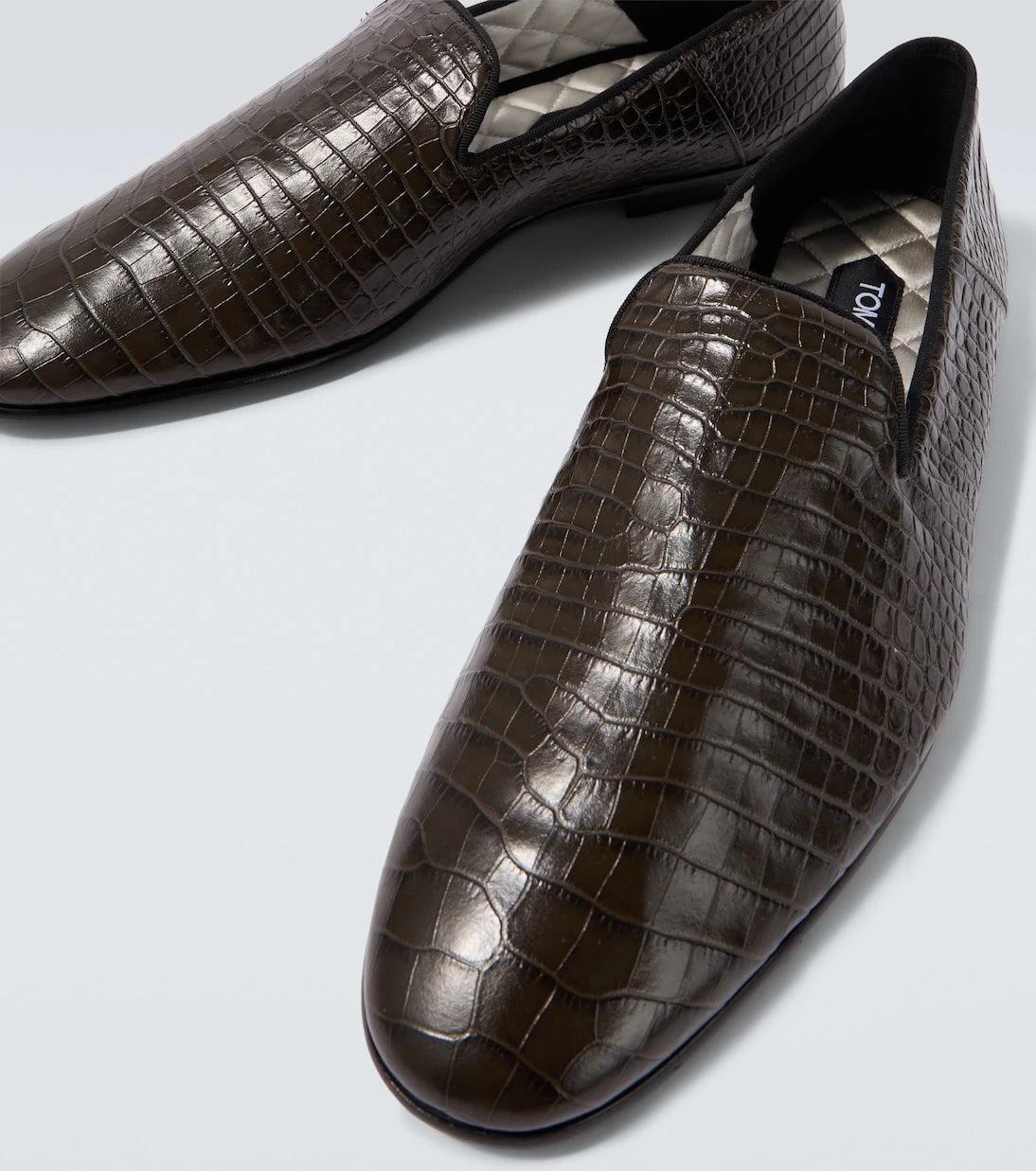 Tom Ford - Steven croc-effect leather loafers